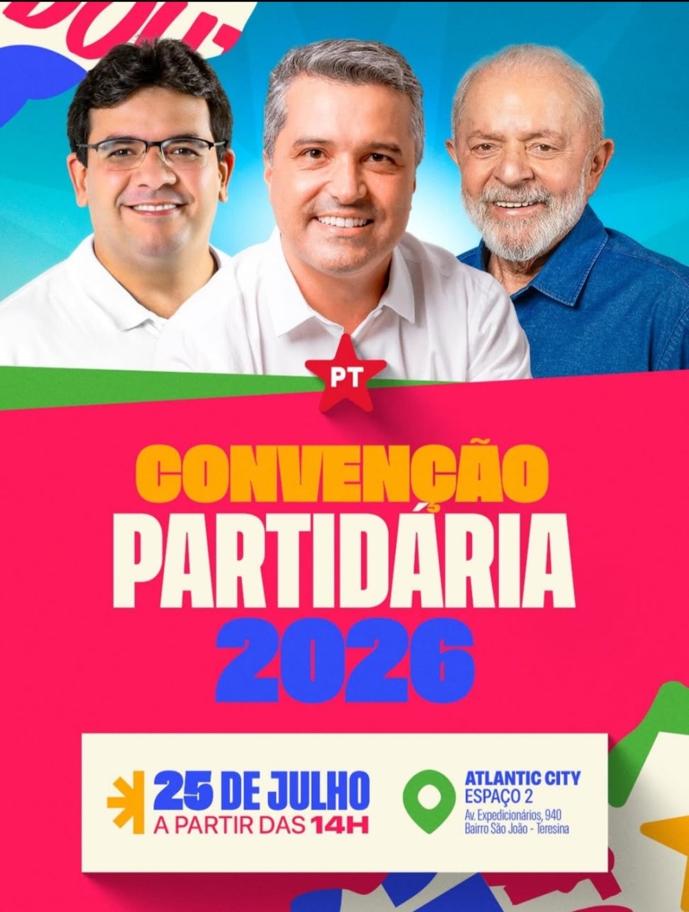 Time do Povo realiza convenção partidária no dia 25 de julho