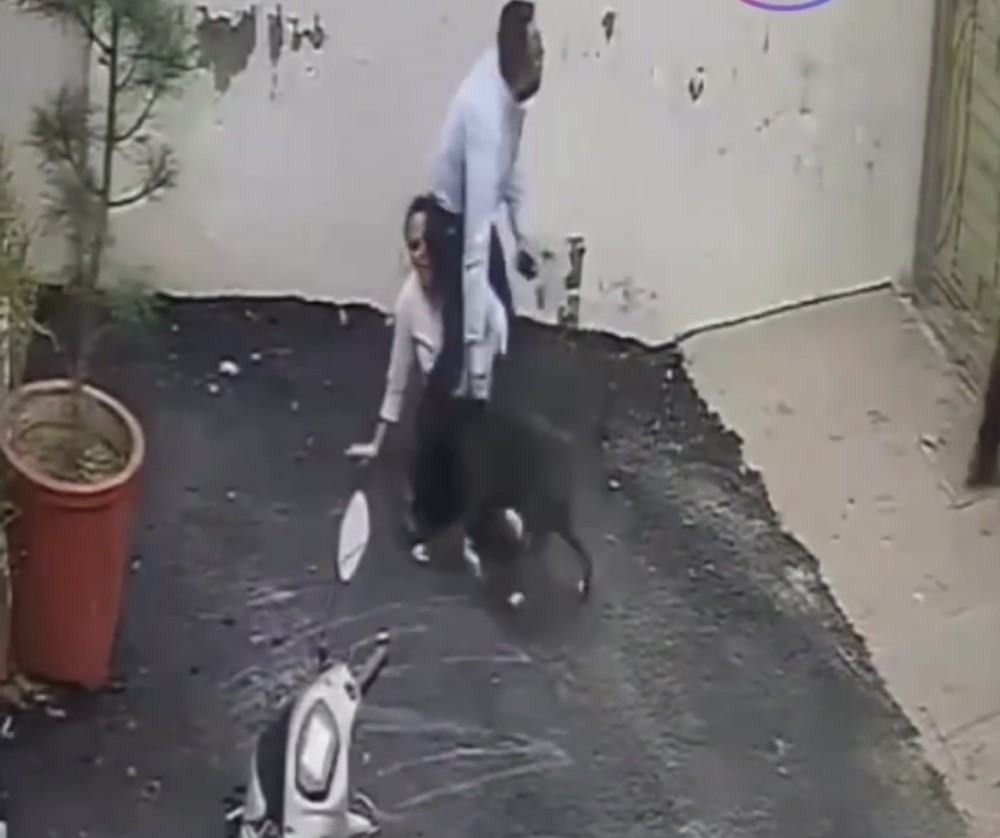 Casal é atacado por pitbull durante visita a imóvel e vai parar no hospital