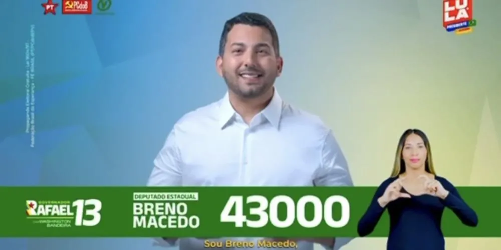 Breno Macedo estreia no horário eleitoral com foco em renovação e escuta popular