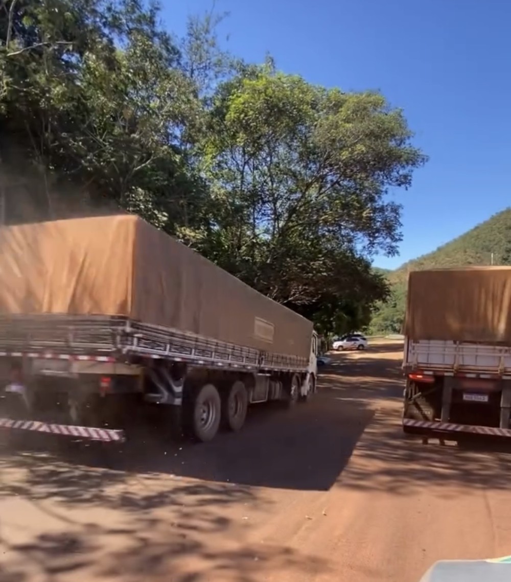 Acidente grave na Serra do Taquaruçu é registrado em vídeo