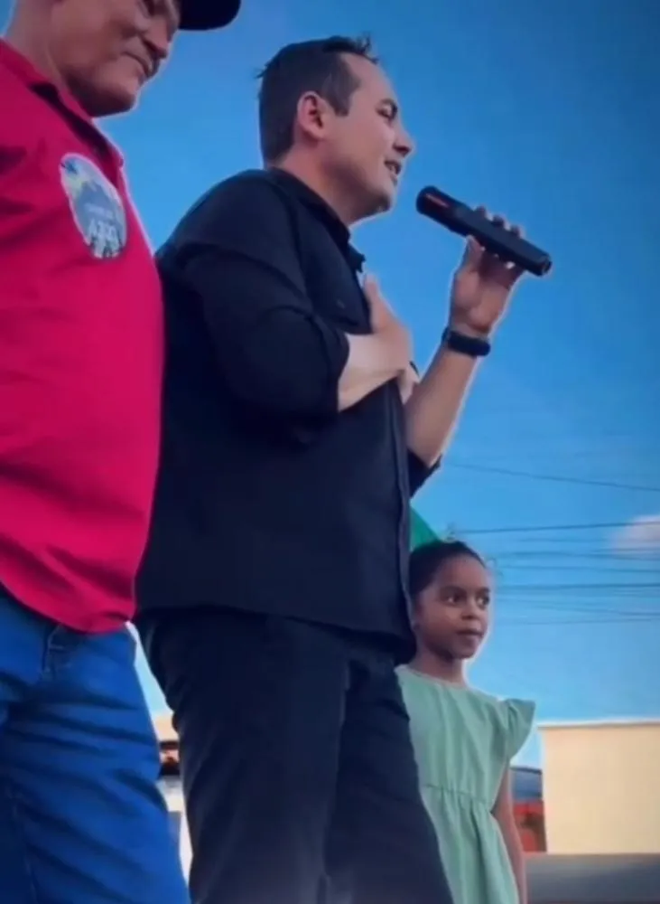 Delegado Charles Pessoa reúne população em Itauera, Piauí
