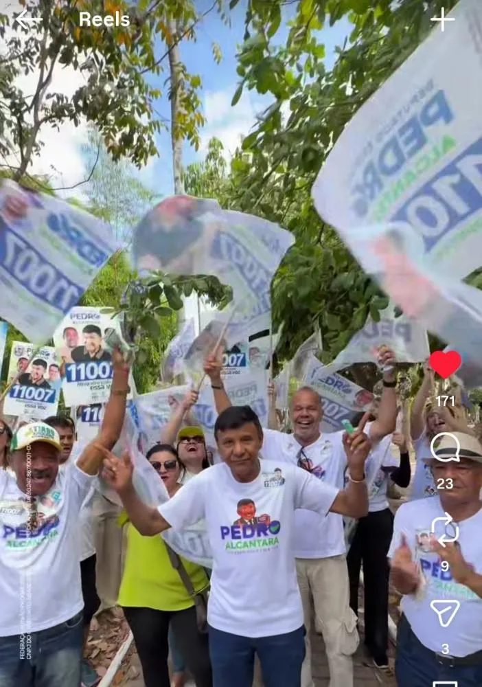 Pedro Alcântara reúne apoiadores durante visita a bairro de Teresina